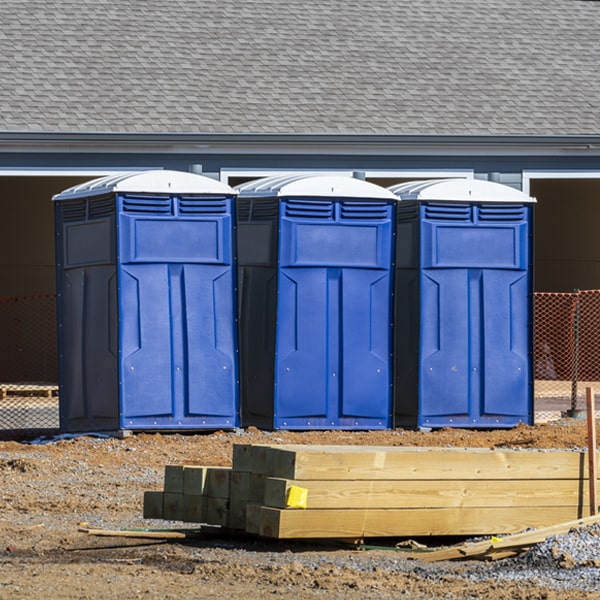 are there different sizes of portable restrooms available for rent in Jamesville New York